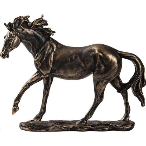 Antique Horse Artificial Wine Cabinet Decoration Crafts Home Decoration Accessories Business Gifts Imitation Animal Sculpture