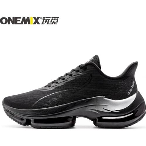 ONEMIX 2021 Unisex air cushion Running Shoes Air Cushion Athletic Breathable Couple Trainers Shoes Walking Sneakers for Women