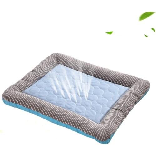 Summer Pet Dog Cat Mat Ice Pad Dog Sleeping Mats for Dogs Cats Pet Kennel Pad Top Quality Cool Cold Silk House Bed for Dog