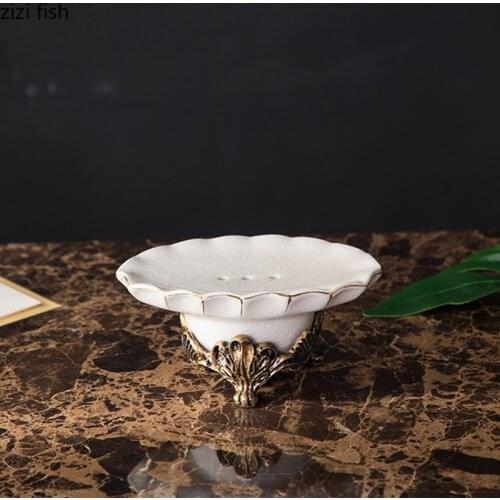 Soap Dish Ceramic Bathroom Shower Soap Tray Dish Storage Holder Bath Shower Bathroom Classic Soap Box for Bathroom Decoration