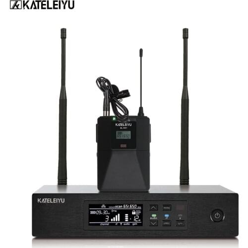 Professional stage performance QLXD4 microphone lavalier microphone system professional wireless uhf karaoke microphone DJ