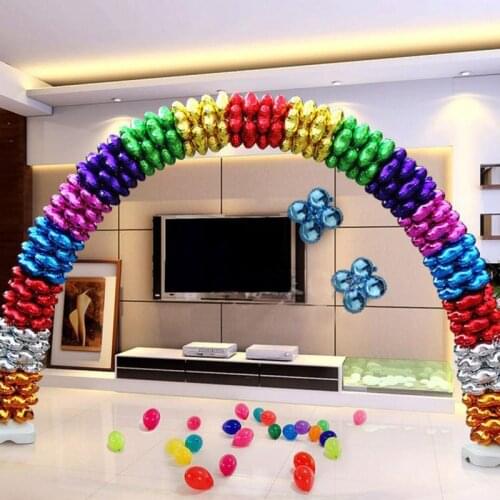 50pcs/lot HOT 4 petals 18inch aluminum FOIL balloon four leaf clover ballon building column arch for wedding decor globos love