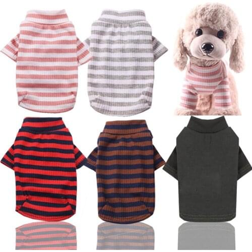 Cute Pet Dog Clothes Summer Cotton Puppy Shirts T Shirt Vests Cartoon Costume Clothing for Small Pets Chihuahua Pug Yorkshire