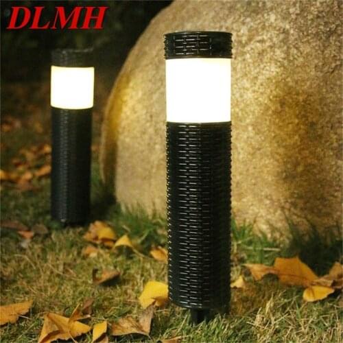 DLMH Solar LED Lawn Light Outdoor Waterproof Fixture Home Decorative For Garden Villa Lawn Balcony Park