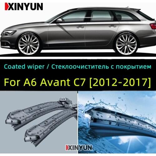 Wiper LHD Front Coated Wiper Blades For For Audi - A6 Avant C7 [2012-2017] Windshield Windscreen Front Window 26"+21"