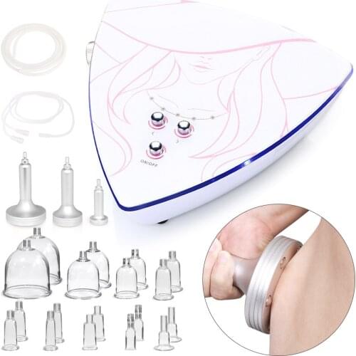 USA Stock Metal Grease Cups Beauty Detox Body Weight Loss Massage Lymphatic Drainage Machine