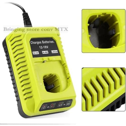P117 Li-ion Ni-CD NI-MH Battery Charger For RYOBI 12V 14.4V 18V ONE+ Serise battery Charger for P102 P103 P104 P105 P107 P108