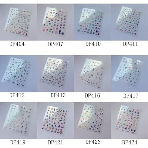 1PC Nail Art Sticker Diamond shape sticker Rhinestone Sticker DP404-424