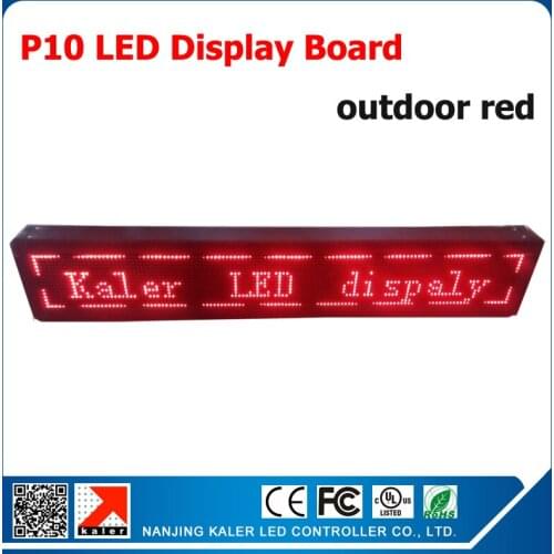 2015 direct selling custom led sign outdoor 16*128 pixel p10 business store open signboard 4pcs 320*160mm p10 red module