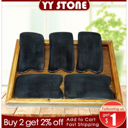 25 pieces/lot Good quality! Massage Tool body meridian Guasha board Buffalo Horn/Scrapping plate scraper V-line slimming