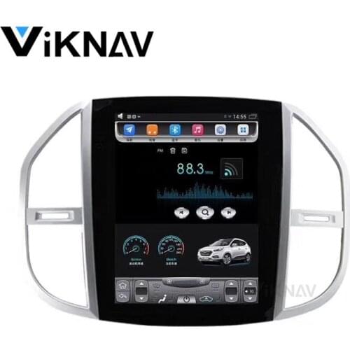 Android vertical screen car GPS navigation for Benz VITO 2016+/Metris 2016+ auto GPS radio IPS multimedia player
