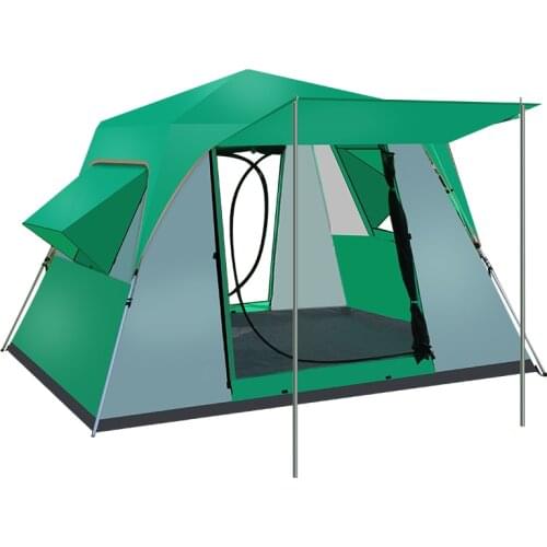 5-8Persons Aluminum/Steel pole Automatic quick opening hydraulic Outdoor camping wild big tent camping tent garden pergola