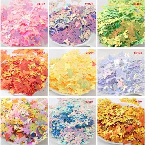Butterfly Shape PVC Bulk Nail Sequins Nails DIY Sequins Clothing Sewing Supplies Footwear Accessories Party Decoration