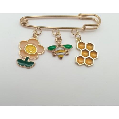 BONIYIXIAO Gold Brooches For Clothes