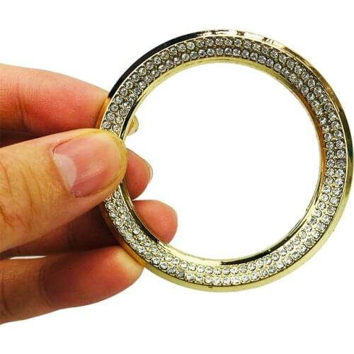 Car Interior Styling Steering Wheel Decoration Ring Circle Trim Sticker For BMW M3 M5 E36 E46 E60 E90 E92 X1 F48 X3 X5 X6