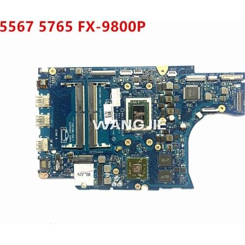 FOR Dell Inspiron 15 5565 Laptop Motherboard KPK2C 0KPK2C CN-0KPK2C LA-D803P W/ A12-9800P 100% Test work