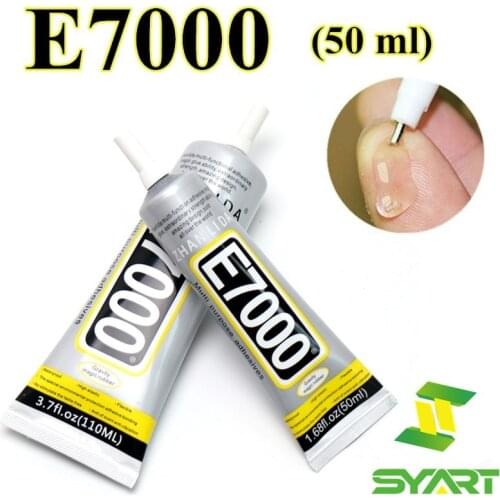 E7000 1pack 50ml Liquid Glue Multipurpose Adhesive LCD Screen Glass Adhesive Glue DIY Phone Case E-7000 Super Leather Jewelry