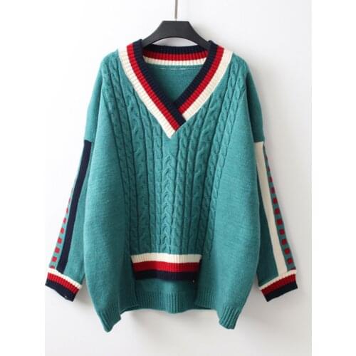 Женские пуловеры с V-образным вырезом Hsa China At AliExpress