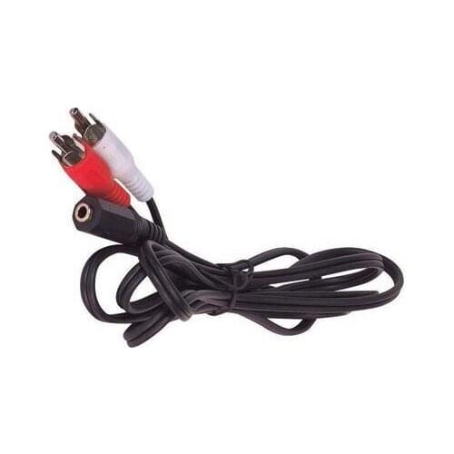 3.5 MM ST FEMALE/2 RCA MALE 1.5 METERS CABLE
