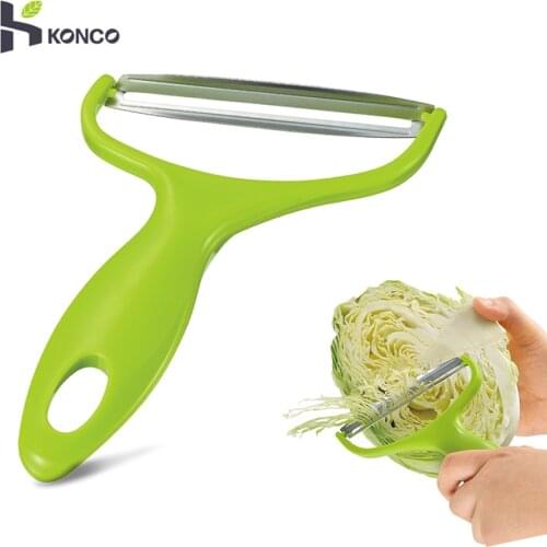 Konco Vegetable Peeler Cabbage Graters Salad Potato Slicer Cutter Fruit Knife Kitchen Accessories Kitchen Cooking Tools Gadgets