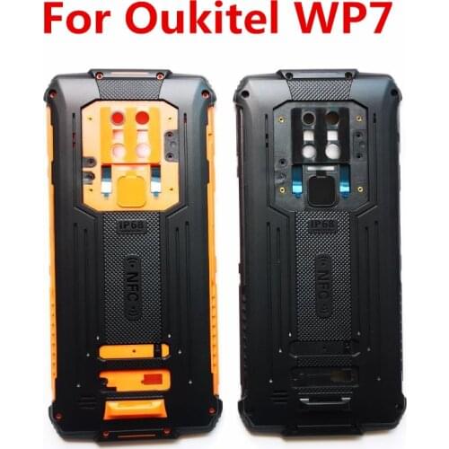 New Original For Oukitel WP7 6.53'' Cellphone Housings Back Battery Cover Case Bottom Shell Repair Parts For Oukitel WP7