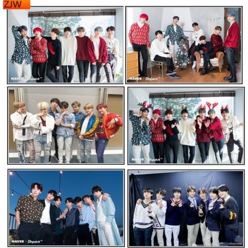 Kpop Bangtan Boys poster Diamond Mosaic Rhinestone picture DIY diamond painting diamond embroidery 5D cross stitch 5D home decor