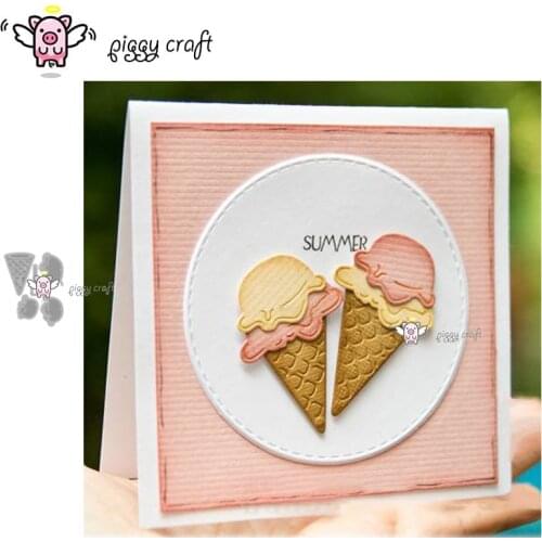 Piggy Craft metal cutting dies cut die mold New Ice cream decoration Scrapbook paper craft knife mould blade punch stencils dies