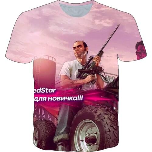 Mens 3D Adventure Game T-Shirt Womens Plus Size Printing Fashion t-shirt American Horror Movie Character Tee Quick Dry Casual