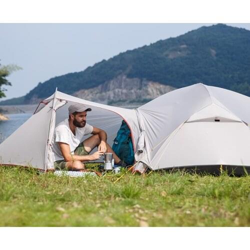 Naturehike Mongar 2 Person Tent Ultralight 3 Season Outdoor Camping Hiking Tent Free Mat , Mongar Tent Vestibule