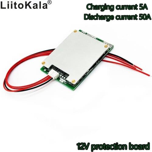 12V circuit board 18650 lithium battery circuit management system 50A high current bms 12.6V protection board 3S lithium ion b