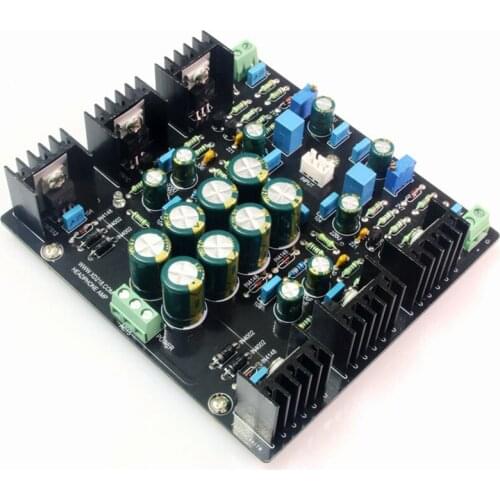 Class A Preamplifier AMP Board Dual-channel Single-ended AC 12V+12V 12HZ~50kHZ 21dB