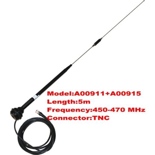 Radio Whip antenna & 22720 A00911 TNC connector cable for Trimble GPS 450-470MHZ High Frequency