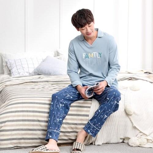 RUILINGSHA Men's Cotton Pajamas