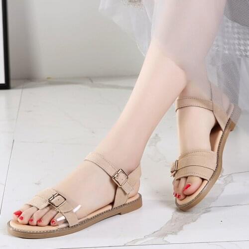 Summer Suede Leather Sandals Woman Handmade Reinstone Welt Womens Sandals Sandalias Mujer Male Beach Sandals Ladies Flip Flops