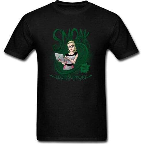 Smoak It Arrow Season T-shirt For Men Cool Sexy Woman Clothing Cotton Tops Black Green Tees Fashion Summer T Shirts