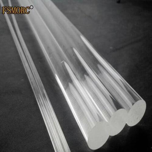 Polystyrene rod Transparent PS Polystyrene Rod dia.25mm Length 20cm