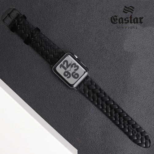 High quality Leather loop for iWatch 40mm 44mm Sports Strap Single Tour band for Apple watch 42mm 38mm Series 1 2 3 4 5 6 se