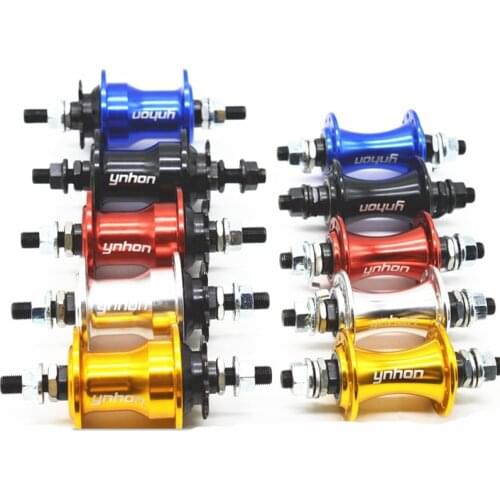 Ynhon Folding Bike 14inch 412 Wheelset Hub 20Holes V Brake 4 Sealed Bearing Bicycle Hubs Alloy 9T Small Freewheel 74/85mm