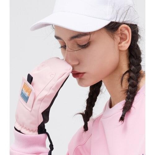 Winter Women Ski Gloves Windproof Waterproof Gloves Warm Finger Gloves Men Inner Five-Finger Ski Gloves