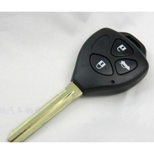 3 Buttons FOB Car Key Blanks For Toyota Camry Reiz Remote Key Shell Case