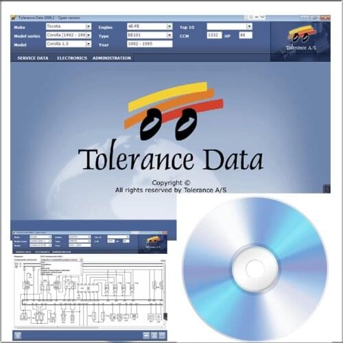 Auto Repair Data with Free Keygen Unlimited Installation auto repair Program Diagnostic Software Tolerance Data 2009.2