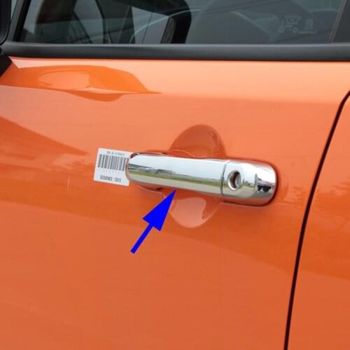 Chrome Door Handle Cover Protector For 2015-2020 Jeep Renegade BU Accessories
