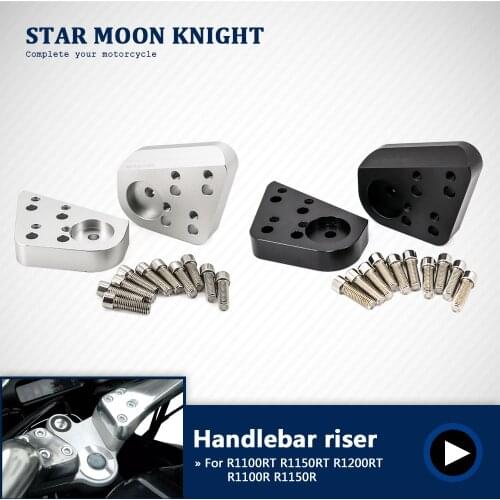 Handlebar Riser Mount Clamp Kit For BMW R1100R R1100RT R1150R R1150RT R1200RT R 1100R 1100RT 1150R 1150RT 1200RT R 1100 1150 RT