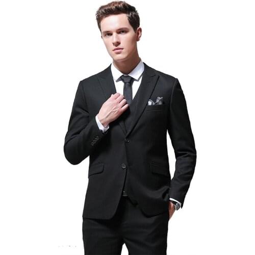 Spring New Tailor Made Fashion Handsome High Quality Suits Men Slim Fit Tuxedo Groomsmen For Wedding Dinner Party Suits