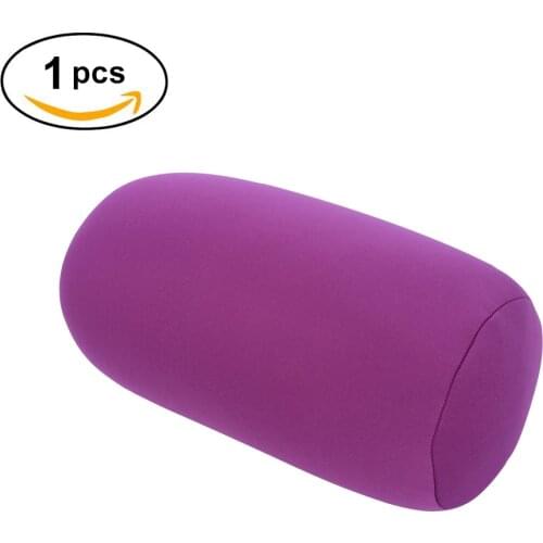 Micro Mini Microbead Back Cushion Roll Throw Pillow Travel Home Sleep Neck Support Comfortable Pillows Office Travel Support