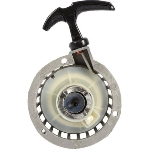 Mini Alloy Pull Starter Recoil Start Part Pull Starter For ATV 49CC Pocket Bike Minimoto Quad Silver