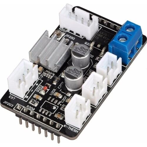 Double sprinklers module 3d printer system board accessories DIY mainboard thermocouple double extrusion head module Red rabbit