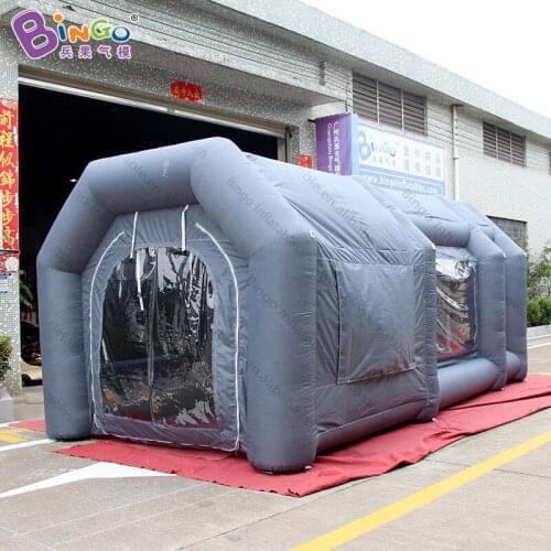Personalized 6x3x2.5 Meters Grey Inflatable Spray Paint Booth Tent - BG-T0130