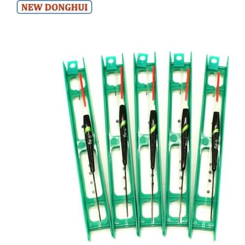 Newdonghui Fishing Float Set 5pcs/pack or 10pcs/30pcs/pack Winder Float Ready-Made Rig Fishing Accessory 0.8G Buoyancy TP22018