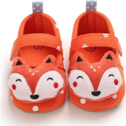 2021 New Baby Girl Baby Boy Fashion Cartoon Animal Non-slip Walking Shoes Cute Soft Shoes
